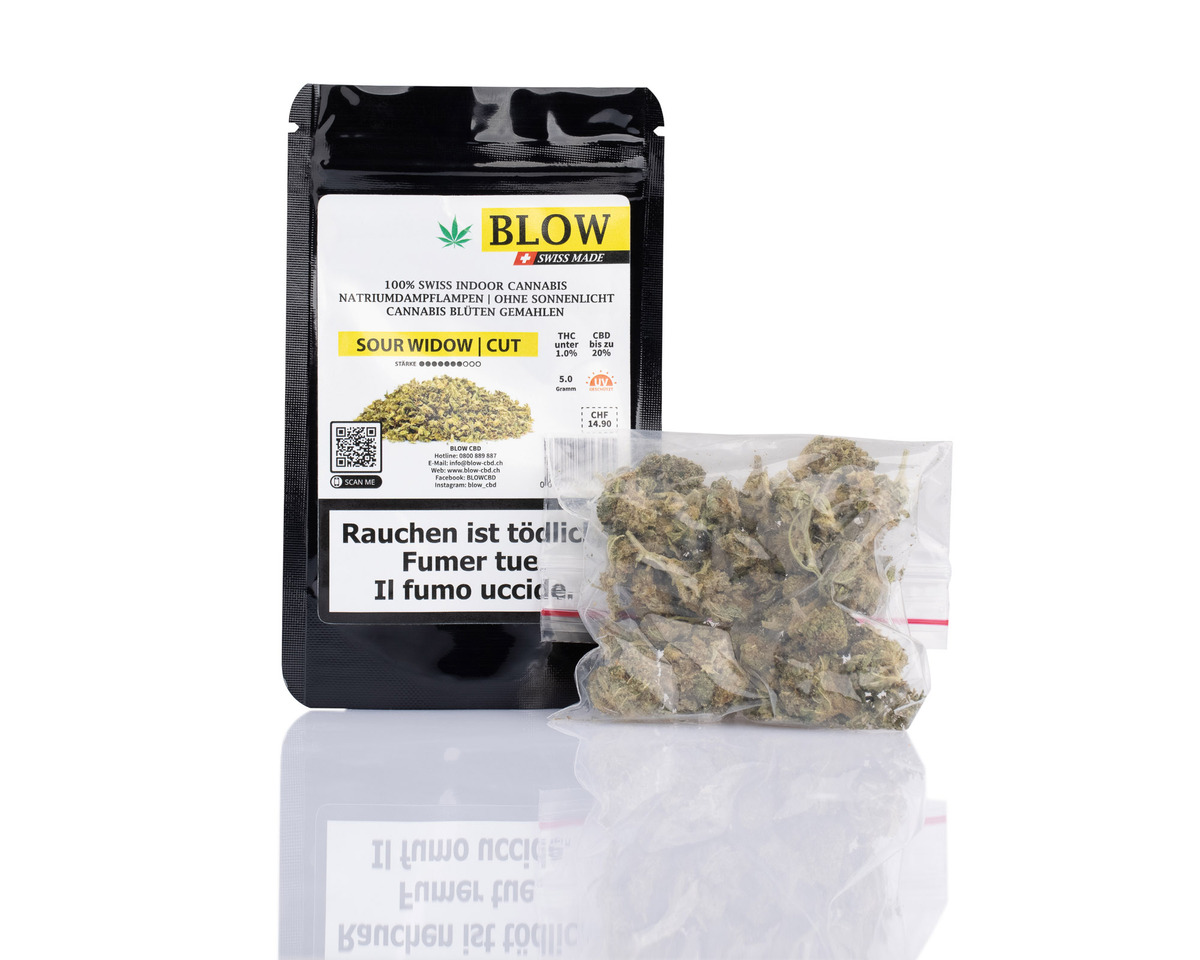 Kleine Blüten 5g SOUR WIDOW Gelb